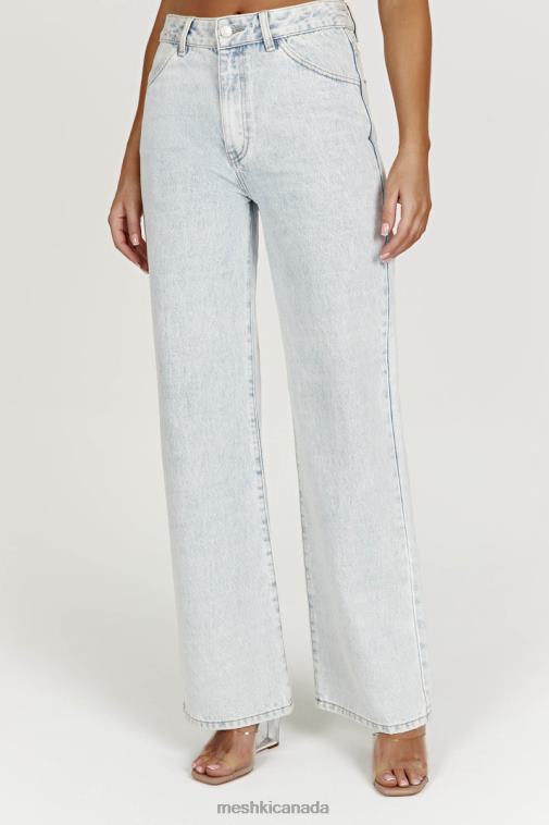 Meshki Light Blue Ainsley Mid Rise Jean Clothing JN88N1520