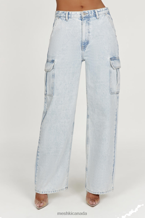 Meshki Light Blue Jagger Relaxed Denim Jean Clothing JN88N1323