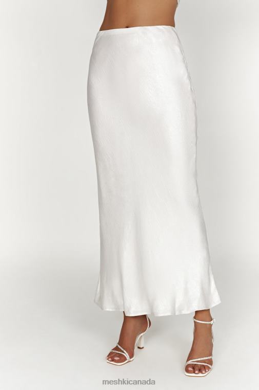 Meshki Pearl Raine Satin Maxi Skirt Clothing JN88N1387