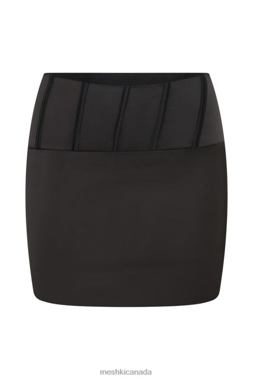 Meshki Black Scarlet Corset Mini Skirt Clothing JN88N1516