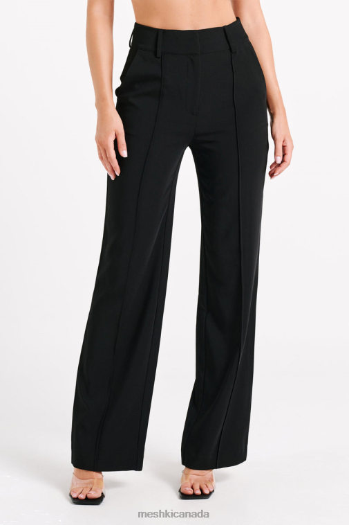 Meshki Black Lisa High Waist Suiting Trousers Clothing JN88N1247