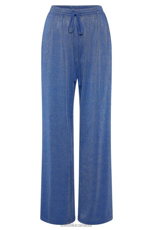 Meshki Cobalt Sparkle Lucille Shimmer Swim Cover Up Pants Clothing JN88N1496