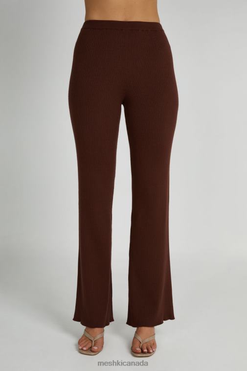 Meshki Hazelnut Jovie Knit Pants Clothing JN88N1331