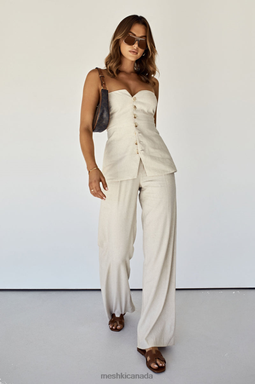 Meshki Natural Adina Linen Pant Clothing JN88N1261