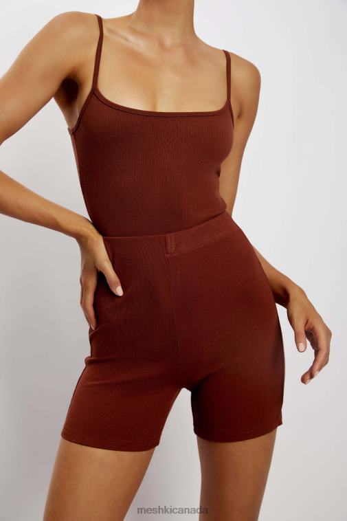 Meshki Spice Lisa Ribbed Booty Short Clothing JN88N1458