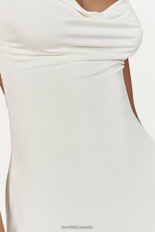 Meshki Bone Darcy Cowl Maxi Dress With Low Back Clothing JN88N576