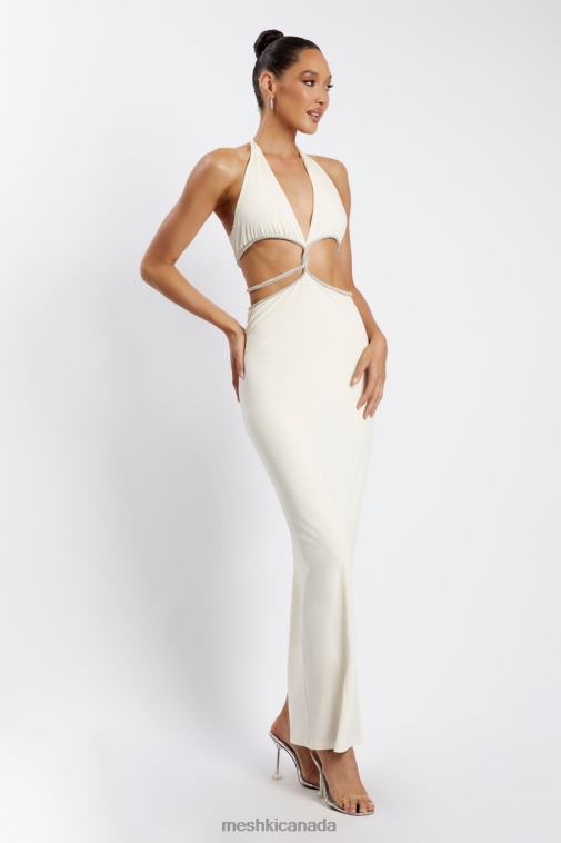 Meshki Bone Nicha Diamante Cut Out Maxi Dress Clothing JN88N482