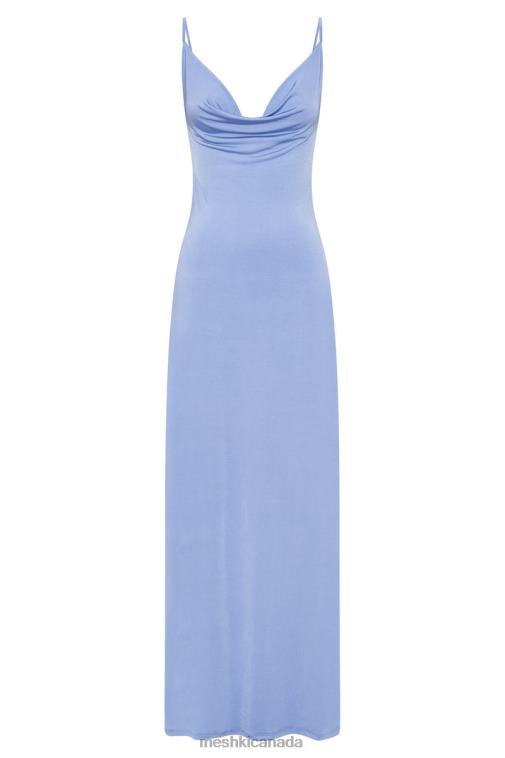 Meshki Lavender Darcy Cowl Maxi Dress With Low Back Clothing JN88N589