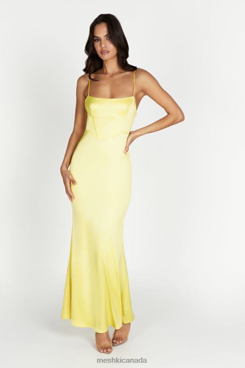 Meshki Lemon Desirie Corset Maxi Dress Clothing JN88N484