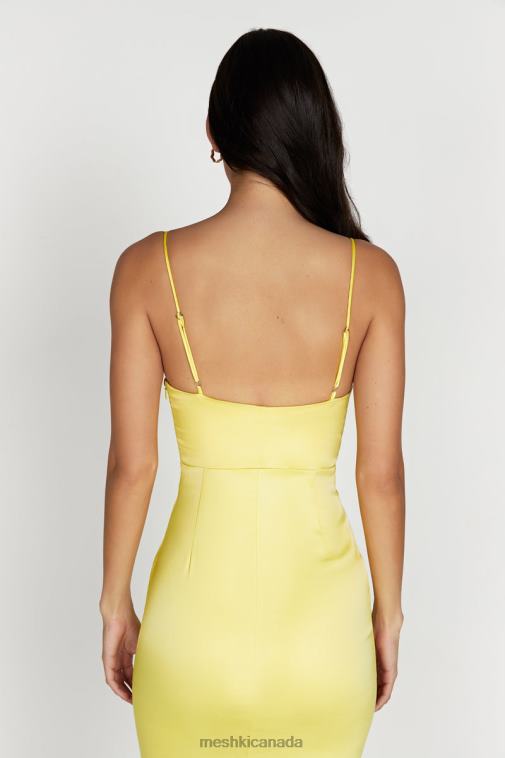 Meshki Lemon Desirie Corset Maxi Dress Clothing JN88N484