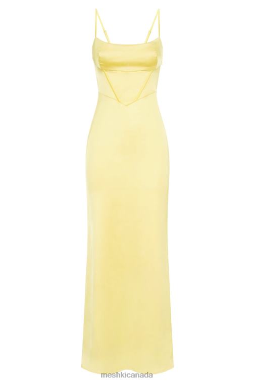 Meshki Lemon Desirie Corset Maxi Dress Clothing JN88N484