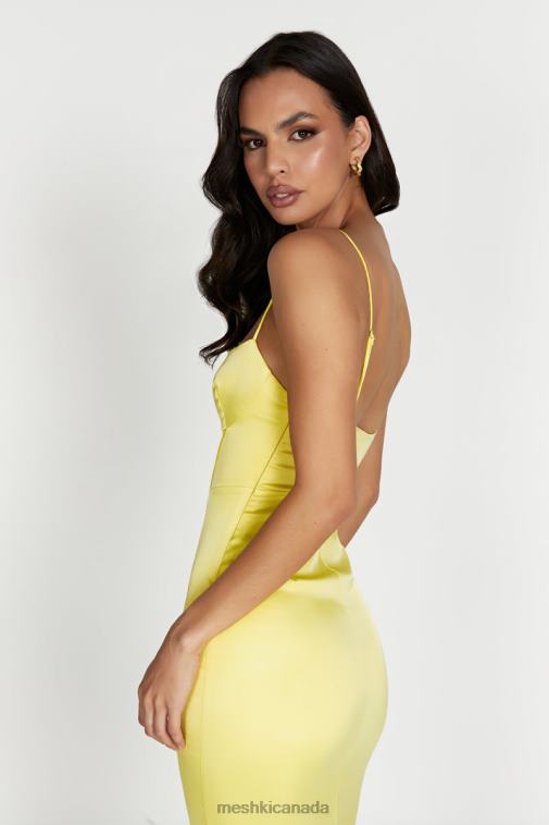 Meshki Lemon Desirie Corset Maxi Dress Clothing JN88N484