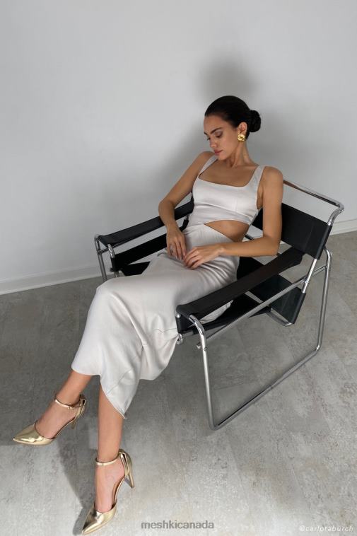 Meshki Silver Gianna Maxi Dress Clothing JN88N424