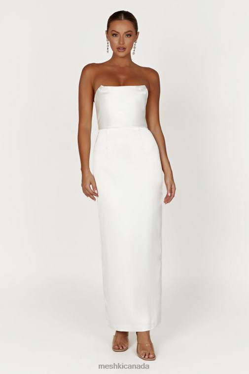 Meshki White Alanis Strapless Maxi Dress Clothing JN88N307