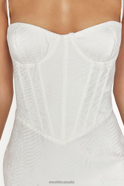 Meshki Bone Maggie Corset Midi Dress Clothing JN88N570