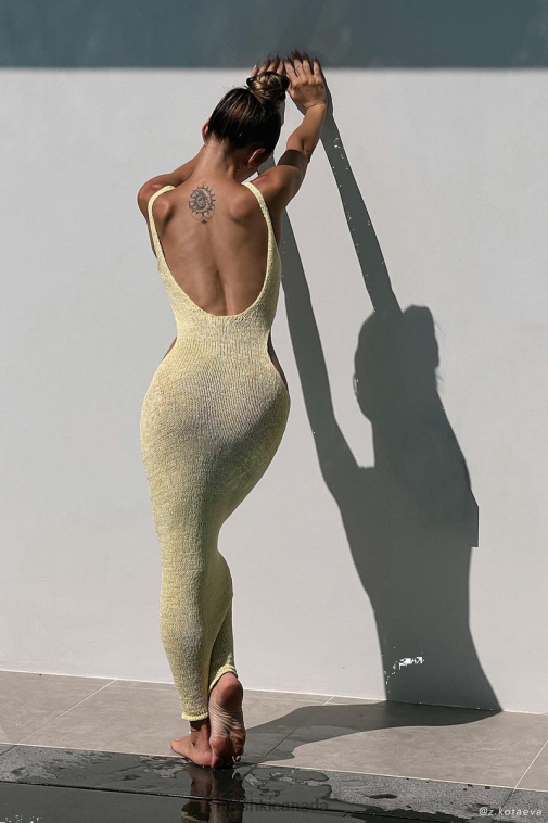 Meshki Lemon Shae Scoop Neck Knit Midi Dress Clothing JN88N189