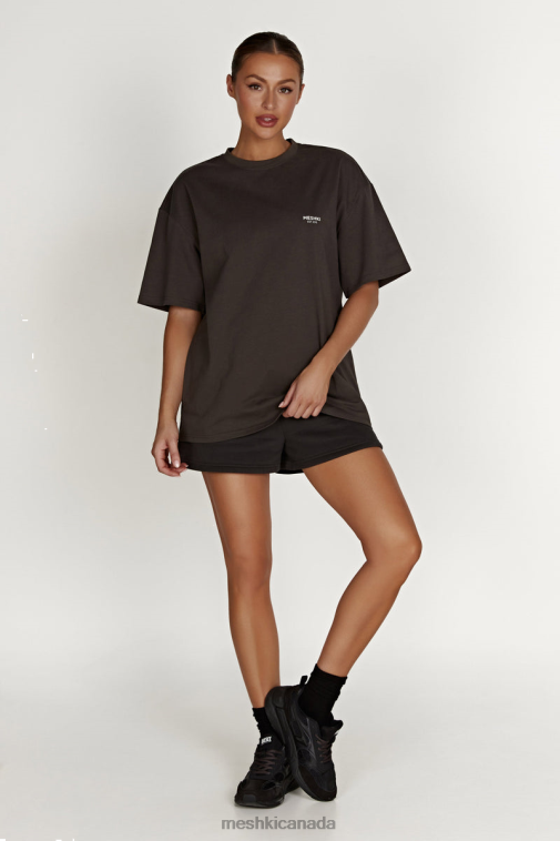 Meshki Dusk Black Jaimie Oversized Tee Clothing JN88N807