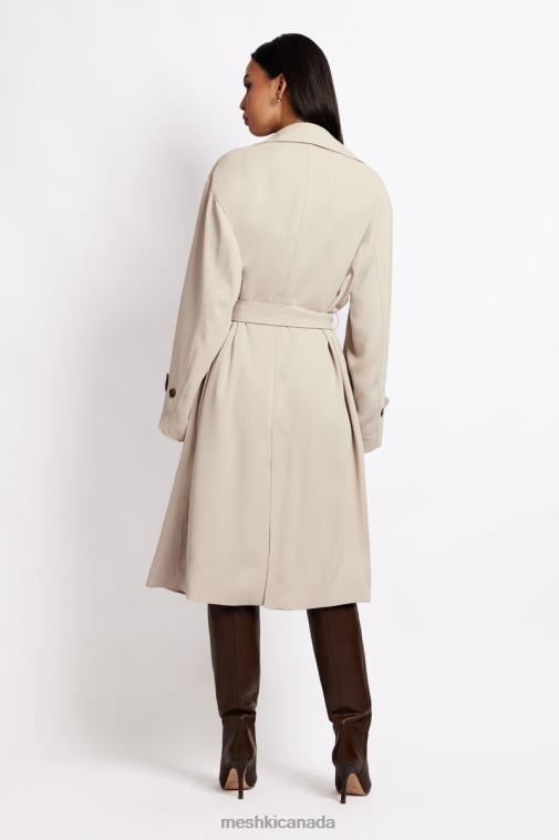 Meshki Bone Keily Super Oversized Trench Coat Clothing JN88N1646