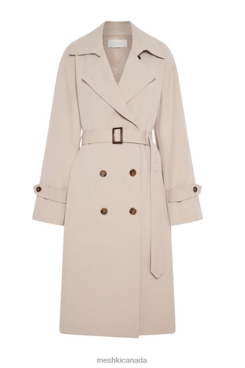 Meshki Bone Keily Super Oversized Trench Coat Clothing JN88N1646