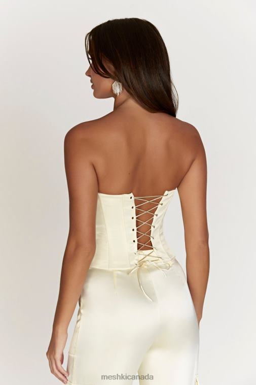 Meshki Bone Amaya Lace Up Corset Top Clothing JN88N1020