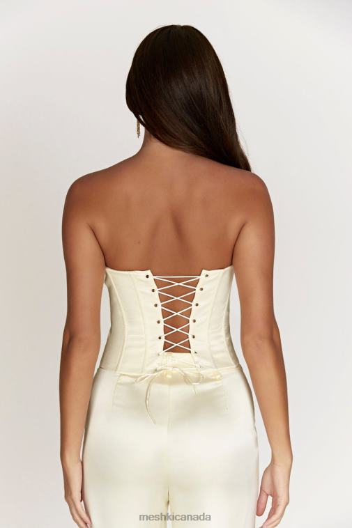 Meshki Bone Amaya Lace Up Corset Top Clothing JN88N1020
