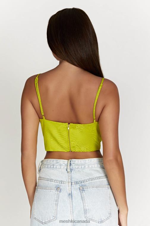 Meshki Chartreuse Maggie Underwire Corset Top Clothing JN88N1007