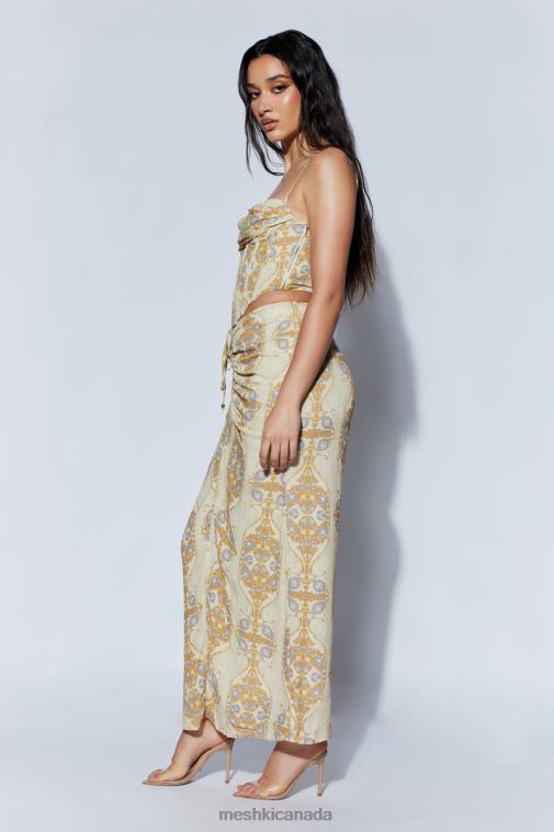 Meshki Persian Print Cyra Corset Top Clothing JN88N972