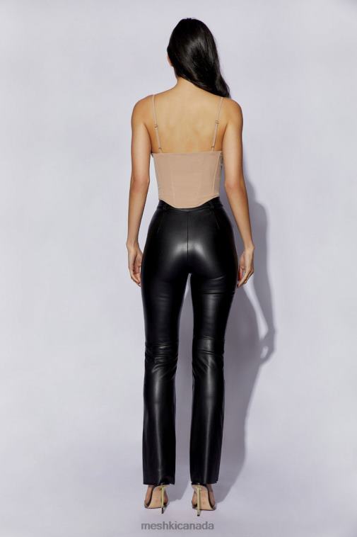 Meshki Taupe Janice Longline Corset Top Clothing JN88N1022