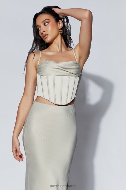 Meshki Wheat Cyra Corset Top Clothing JN88N1054