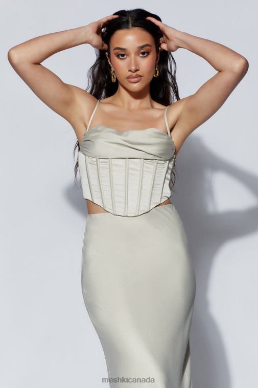 Meshki Wheat Cyra Corset Top Clothing JN88N1054