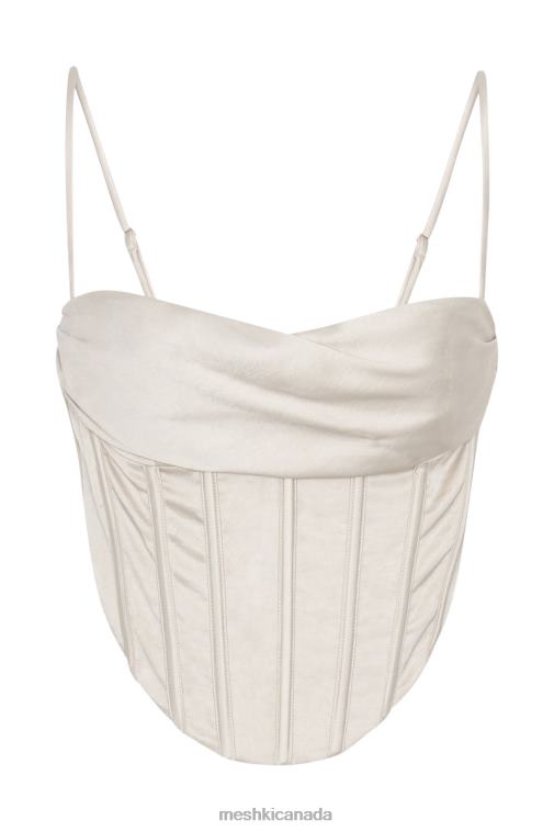 Meshki Wheat Cyra Corset Top Clothing JN88N1054