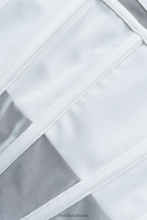 Meshki White Delaney Corset Bustier Clothing JN88N907
