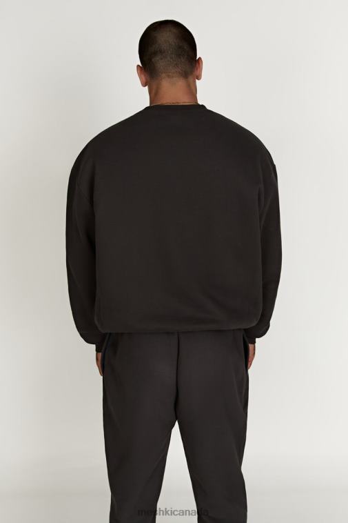 Meshki Dusk Black Phoenix Oversized Crewneck Jumper Clothing JN88N809