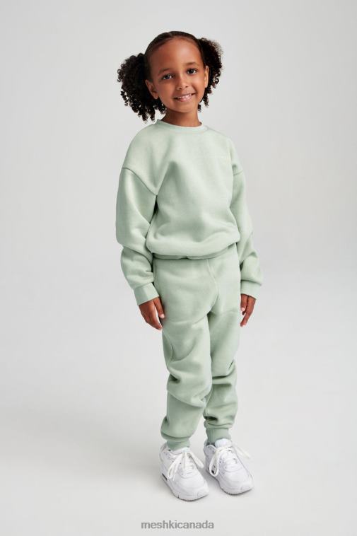 Meshki Light Sage Phoenix KU Crewneck Jumper Clothing JN88N1499