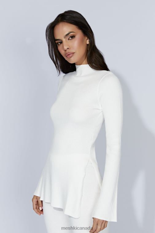 Meshki Off White Jovie Oversized Knit Jumper Clothing JN88N852